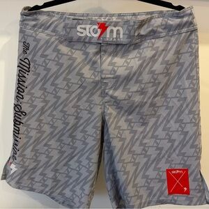 Storm Men’s Gray Performance Training Ju Jitsu Shorts
